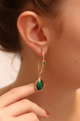 Agate Boucles d'oreilles